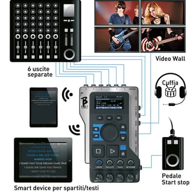 M-Live B.Beat EVO-HB 256GB W/Hard Bag Multitrack Backing Track Audio and Video Player (0737102) image 12
