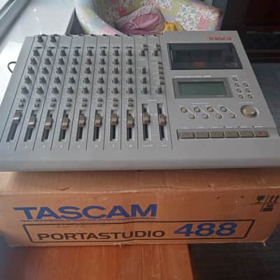 TASCAM Portastudio 488 8-Track Cassette Recorder 1990s - Gray image 10