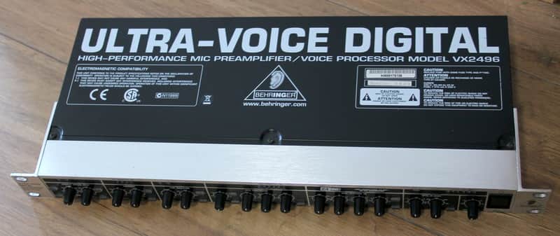 Behringer Ultra-Voice VX2496 vocal preamp | Reverb Sweden