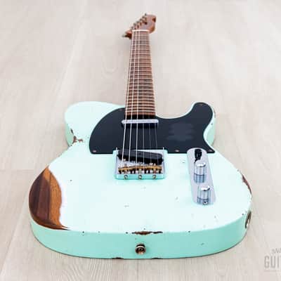 2023 Fender Custom Shop ‘52 Telecaster Roasted Heavy Relic Surf Green w/ Streamlined U Neck image 10