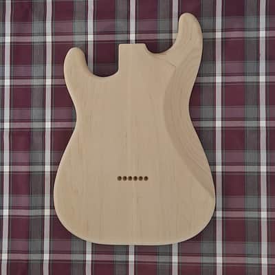 Woodtech Routing - 2 pc. Alder Hardtail Stratocaster Body - Unfinished image 2