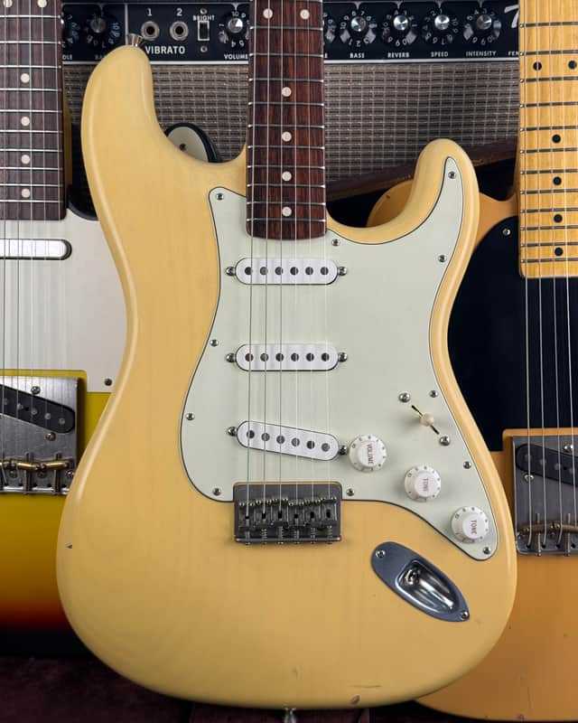 Nash Stratocaster Hardtail Feather 6lb 4oz! weight - See Through Blonde image 1