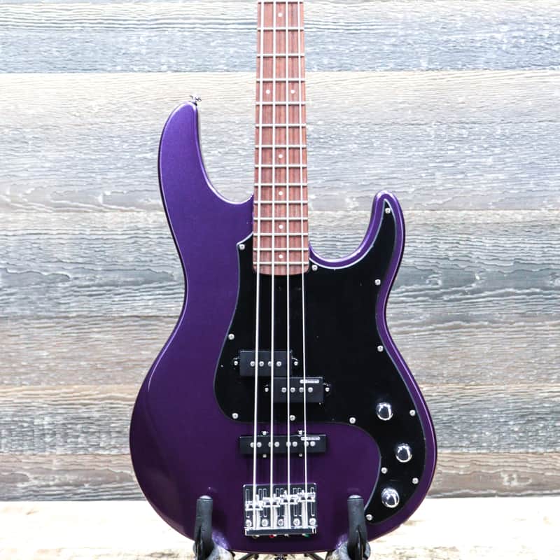 ESP LTD AP-204 Dark Metallic Purple ESP Designed Pickups 4-String Electric Bass image 1