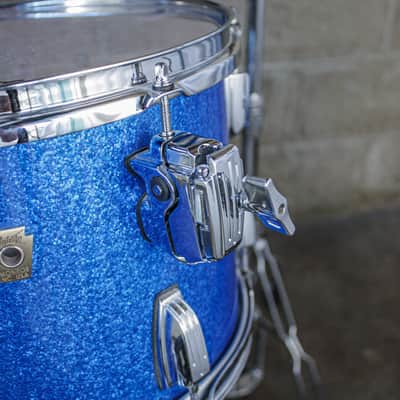 Ludwig Classic Maple Blue Sparkle Fab 3 Piece Kit image 10