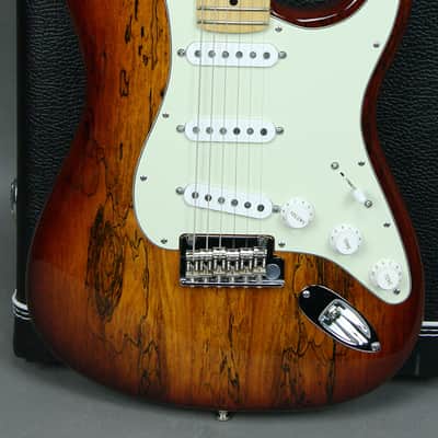 2015 Fender American Select Stratocaster Electric Guitar RARE Splated Maple OHSC image 1