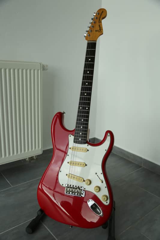 1984 Squier by Fender JV strat stratocaster MIJ Japan torino red image 1