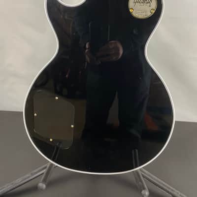 Gibson Custom Shop Les Paul Custom Electric Guitar, Ebony Fingerboard, Ebony image 5