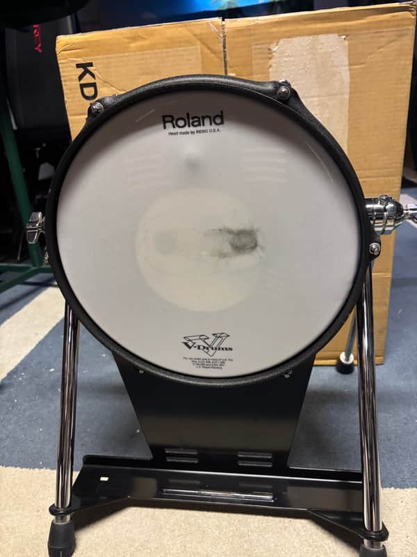 Roland KD-120 V-Kick 12" Bass Drum Trigger Pad 2010s - Black image 1