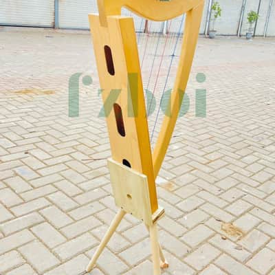 22 String Fullsicle Lightweight Celtic Lever Harp Handmade Folk Instruments image 6