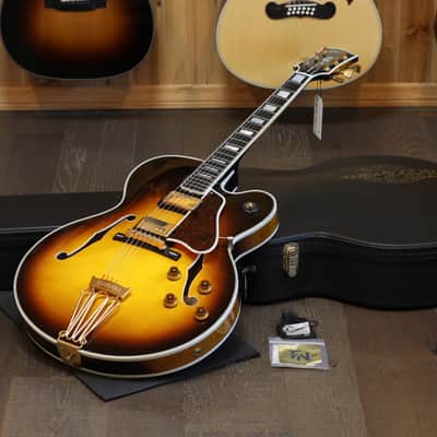 2017 Gibson Byrdland James Hutchins Master Model Hollow-Body Electric Guitar Vintage Sunburst + OHSC