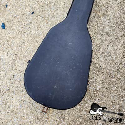 Sidewalk Sale: Vintage Molded Acoustic Guitar Case (1970s / 1980s - Black) image 2