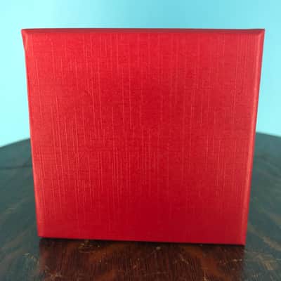 Burlington Recording 1/4" x 2.5" Heavy Duty RED Trident Metal Reel in Red Box -3 Windage Holes image 3