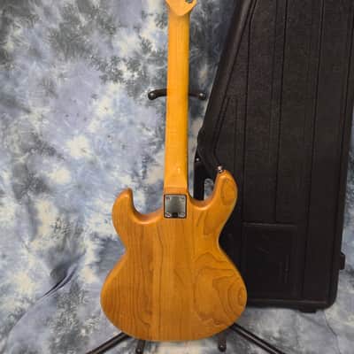 Vintage RARE 1985 USA Peavey T-15 Short Scale Guitar Natural Ash Pro Setup New Strings Original Peavey Chainsaw Hard Shell Case image 13