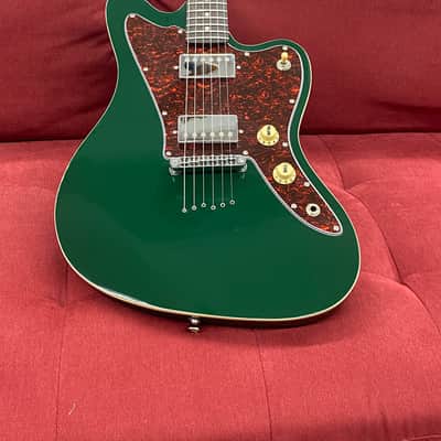 Jet Guitars JJ-350 Offset Electric Guitar - Green image 1