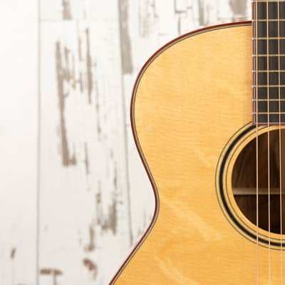 Bourgeois 2013 Luthier's Choice Small Jumbo "Face" Guitar - Bear Claw Spruce Top / Red Gum Eucalyptus Back and Sides image 12
