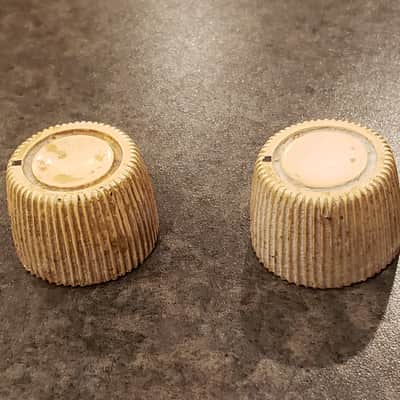 1960 Danelectro Cupcake Knobs 60’s Vintage 50’s DC-1 Shorthorn Volume Tone Silvertone Original image 1