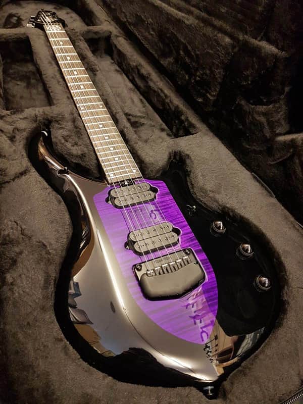 Ernie Ball Music Man Majesty 2023 John Petrucci Dark Purple Sparkle 2023 image 1