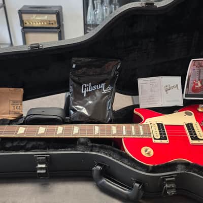 Gibson Les Paul Classic BRAND NEW Translucent Cherry 60s Standard SlimTaper Neck Push-Pull Coil Tap Phase Switching Burstbuckers Guitar image 2