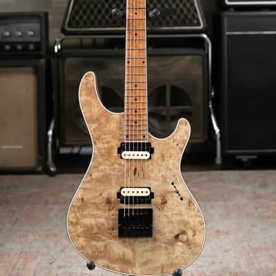 Mayones NAMM Regius 4Ever 6 – Master Grade Myrtlewood Burl with Mayones HISCOX Case image 3