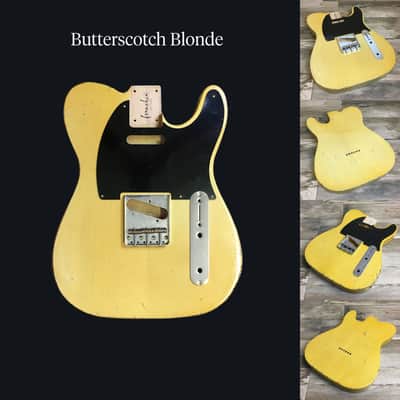 Made to Order - FRANCHIN Mars guitar body Relic Aged 100% Nitro Lacquer (Butterscotch/ Sunburst/ Black/ White/ Blue/ Green/ Yellow/ Red/ Pink/ Burgundy/ Purple/ Gold/ Silver, etc.) Basswood Poplar Telecaster-Tele-T-Style Made in Italy image 4