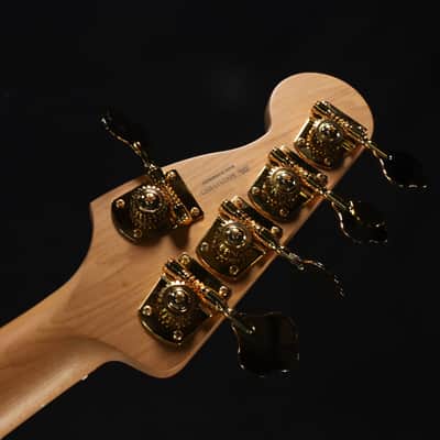 Fender MonoNeon Jazz Bass V Maple Fingerboard Neon Yellow 021 image 8