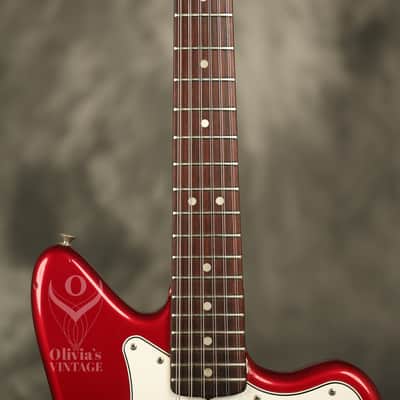1966 Fender Electric XII 12-string Candy Apple Red w/matching number HANG TAG image 4