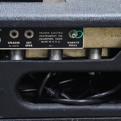 Fender Showman 2-Channel 85-Watt Guitar Amp Head 1965 image 6