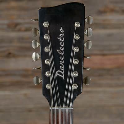 Danelectro Hawk 12-String Black 1964 image 6