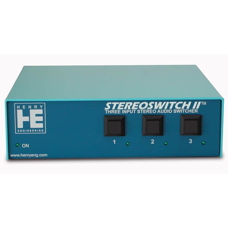 Henry Engineering StereoSwitch II - 3-Input Stereo Source Switcher image 1