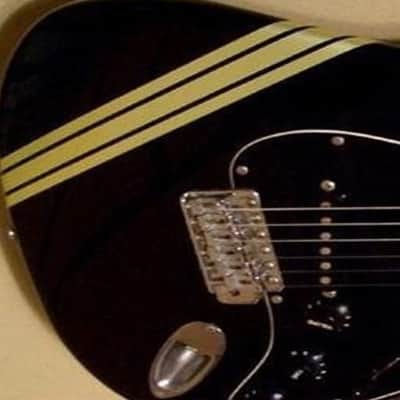 Racing Stripes Gold Sticker Vinyl Guitar & Bass image 1