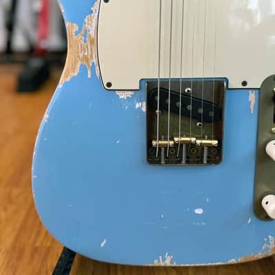 Quint Guitars Esquire #04 2023 - Daphne Blue image 7
