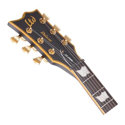 ESP LTD EC-1000 Left Handed Electric Guitar - Vintage Black - B-Stock image 3