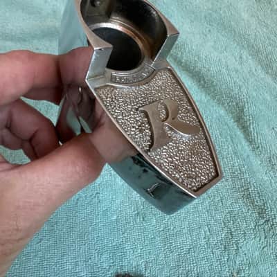 Rogers Tom Drum Mount or Spur bracket - Big R Memriloc XP8 - 1” Lot #3 70s - Chrome image 2