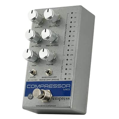 Empress Effects Compressor MKII Pedal, Silver Sparkle image 2