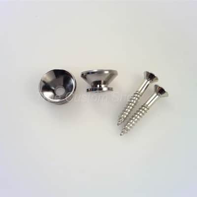 True Custom Shop® Original Vintage-Style Chrome Strap Buttons for Fender Stratocaster & Telecaster image 2