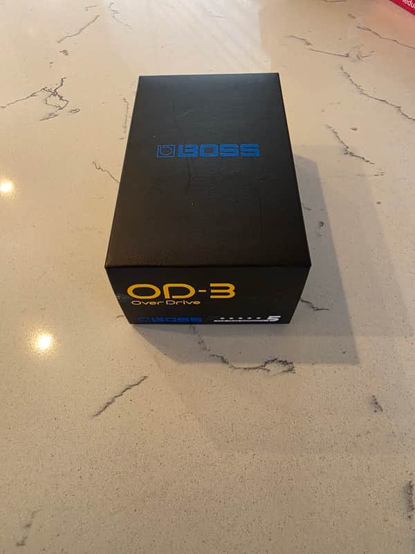 Boss OD-3 OverDrive (Silver Label) 1997 - Present - Yellow image 1