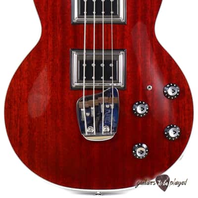 Guild GSR M-85 II Bass (USA Limited Edition, Only 25 Made) - Cherry Red image 3