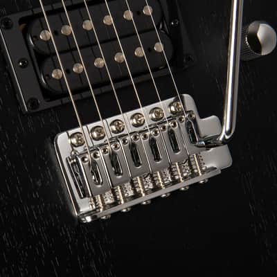 Cort X Series 100 Double Cutaway Electric Guitar - Open Pore Black (X100OPBK) image 5