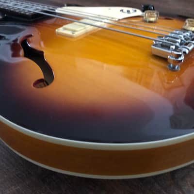 1998 Epiphone Jack Casady Signature Bass Rare Sunburst image 16