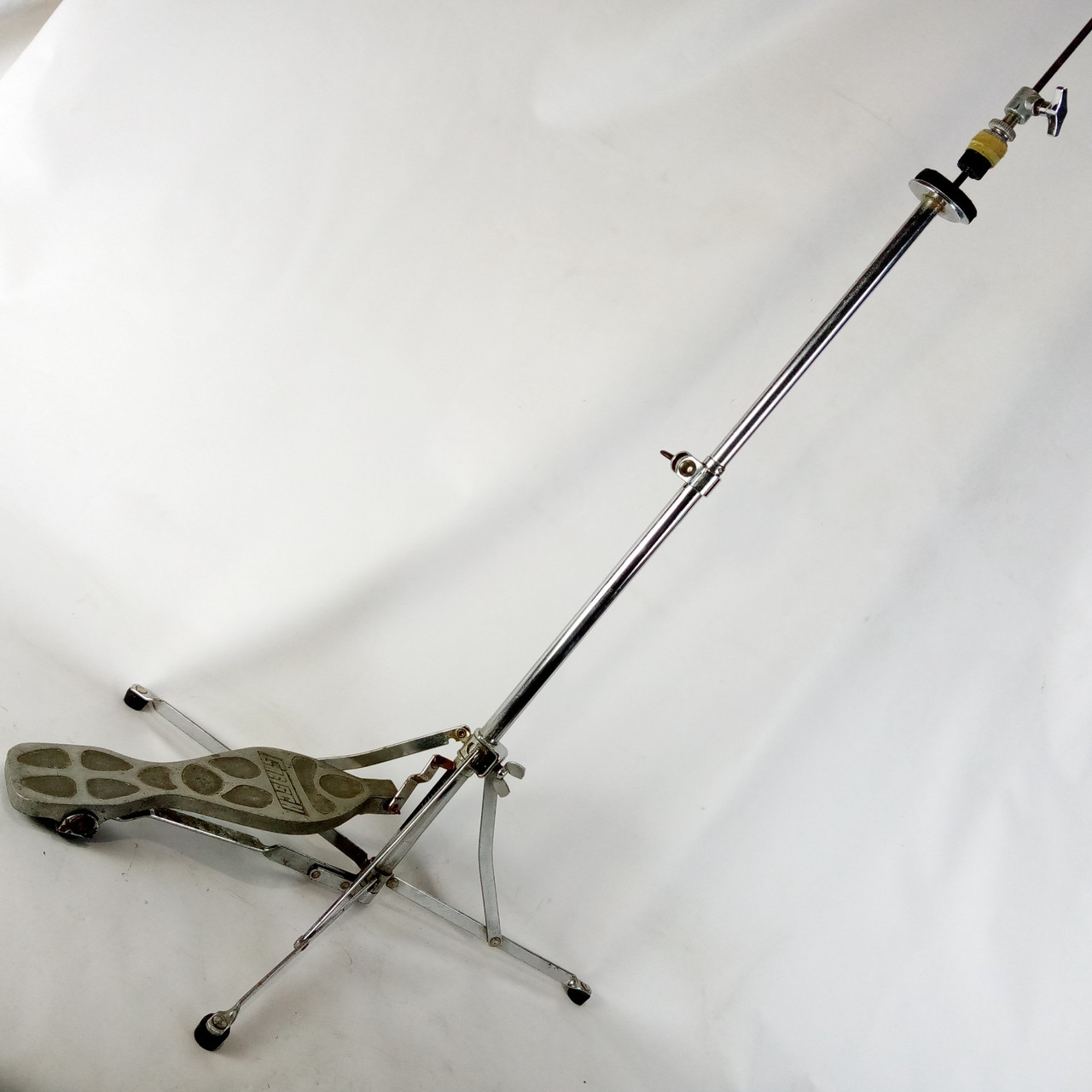 Gretsch Flat-Base Hi-Hat Cymbal Stand Vintage 60s Flush Tripod Round Badge#4844W — main photograph