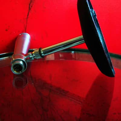 Vintage 1960's Altec 683B dynamic microphone w period Atlas DS5 stand prop display 633A 632C image 11