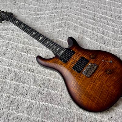 PRS Wood Library Custom 24 10-Top 2019 - Satin Black Gold Wrap image 6
