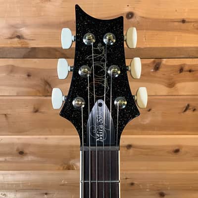 PRS S2 Mira 594 Electric Guitar - Black Rainbow Holoflake image 3