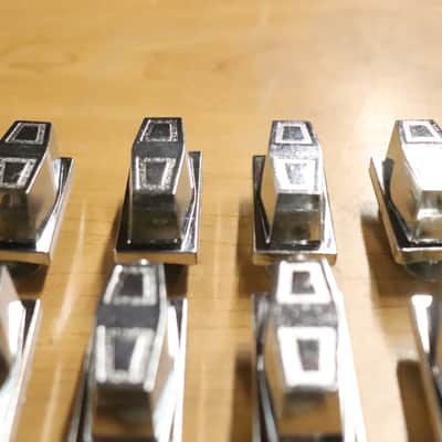 Remo Chrome Tom Drum Lugs 16pk Vintage 1980's #2 image 5