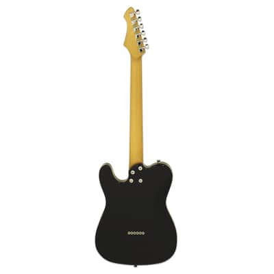 Aria Pro II Electric Guitar-Black image 2