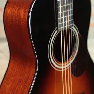 EASTMAN E1 P DLX Deluxe - All Solid Parlor - Sunburst with Fishman Presys VT image 10