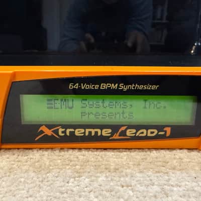 E-MU Systems Xtreme Lead-1 64-Voice Live Mixing EDM Synthesizer 2000 - Orange image 1