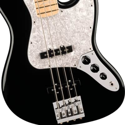 Fender U.S.A. Geddy Lee Jazz Bass. Maple FB, Black image 4