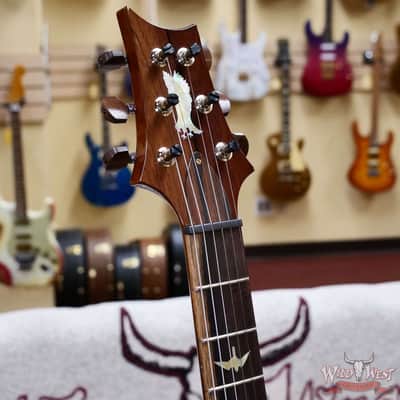 Paul Reed Smith PRS Private Stock #11318 Custom 24 Spalted Maple Top Natural with Dark Cherry Glow 7.65 LBS image 7