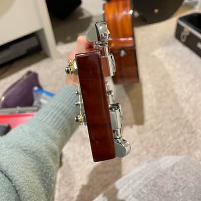 3/4 travel-size acoustic Zager guitar with LR Baggs pick-up image 11